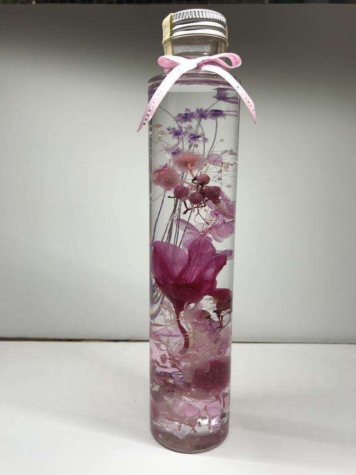 商品一覧：全ての商品：ハーバリウム ピンク 6｜ハーバリウムの通販サイト【花のしずく】プレゼントに最適